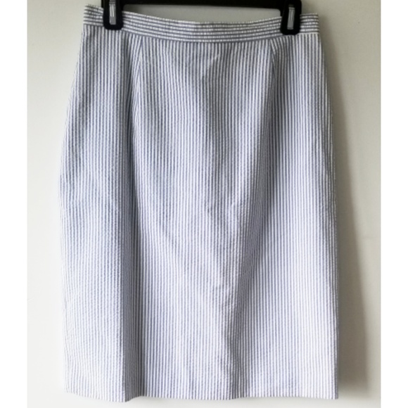 Brooks Brothers Dresses & Skirts - Brooks Brothers Womens Seersucker Skirt size 10
